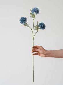1pc Artificial Flower, Modern Artificial Floral Stem For Home Decor And Wedding Party, Valentine Day, Gift - Dusty Blue - View 4