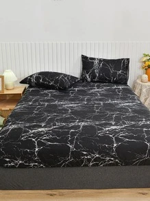 Drap-housse Motif Marbré