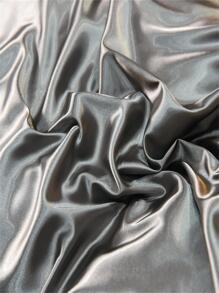 素色色丁被套不附內芯 - 銀色 - 查看 5