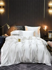 冰丝降温被套 1件 - 白色 - 查看 1