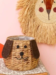 1入組狗設計育兒花盆吸管設計花盆、辦公室 - 彩色 - 查看 2