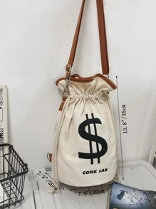 迷你水桶包 字母印花 抽绳包 手提包 书包 斜挎包 运动包 高中 大学生 旅行 学院 学校 单肩包 斜挎包 礼物 尖叫 男士包 冬季户外挎包 皮包 流浪包 腰包 手提包 露营单肩包 夏季返校包 斜挎包 春季学校用品 小包 钱包 - 查看 7