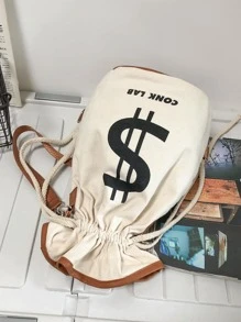 迷你水桶包 字母印花 抽绳包 手提包 书包 斜挎包 运动包 高中 大学生 旅行 学院 学校 单肩包 斜挎包 礼物 尖叫 男士包 冬季户外挎包 皮包 流浪包 腰包 手提包 露营单肩包 夏季返校包 斜挎包 春季学校用品 小包 钱包 - 查看 5