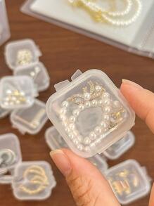 10 piezas Caja de almacenamiento transparente - transparente - Ver 3