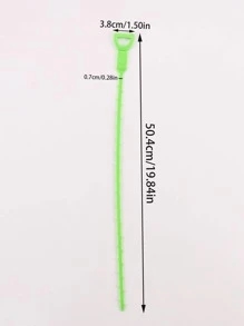 1入組塑料柔性下水道疏通工具家用廚房馬桶管道水槽毛髮清潔器通通疏通工具