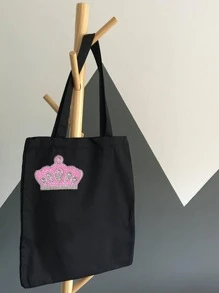 1 miếng dán sắt hình vương miện - Hồng - Xem 3