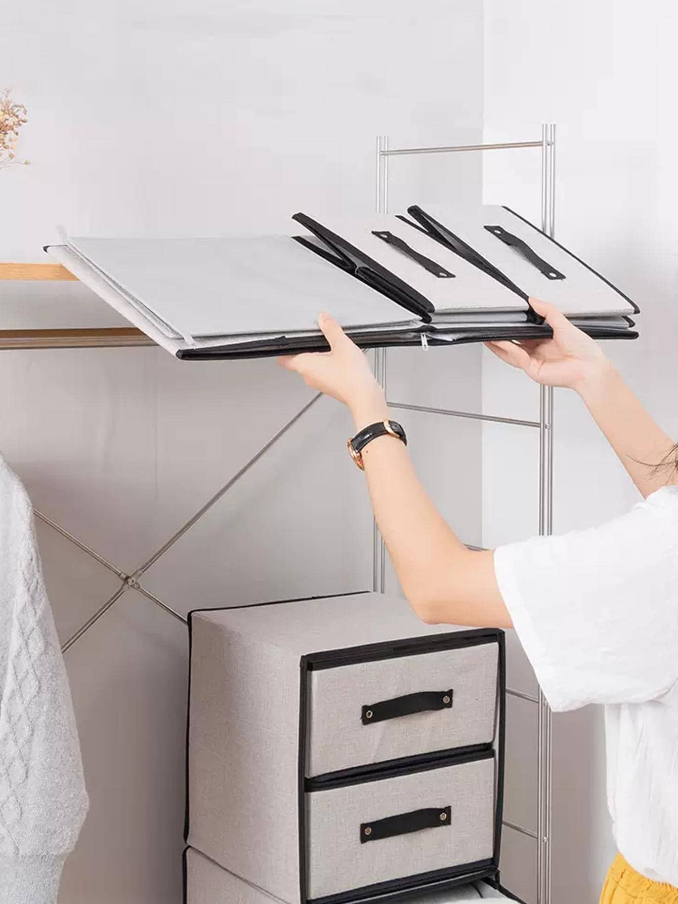 1pc Plain Clothes Storage Box Decorations Autumn Decor Festival Decor