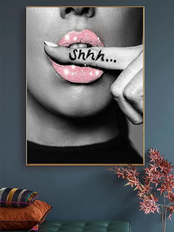 1set PMMA DIY Diamond Painting Without Frame, Modern Figure Graphic DIY Diamond Unframed Painting For Home Decor, Gift