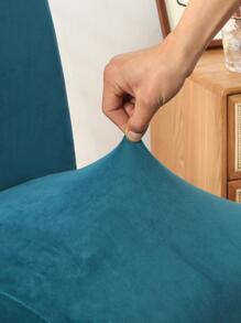 1入組素色椅套 - 藍色 - 查看 5