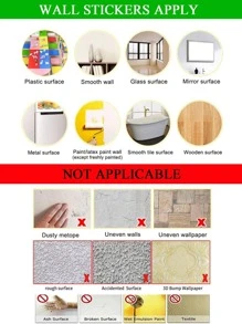 1入組PE牆紙,現代木紋圖案自粘墻紙 - 黃色 - 查看 9