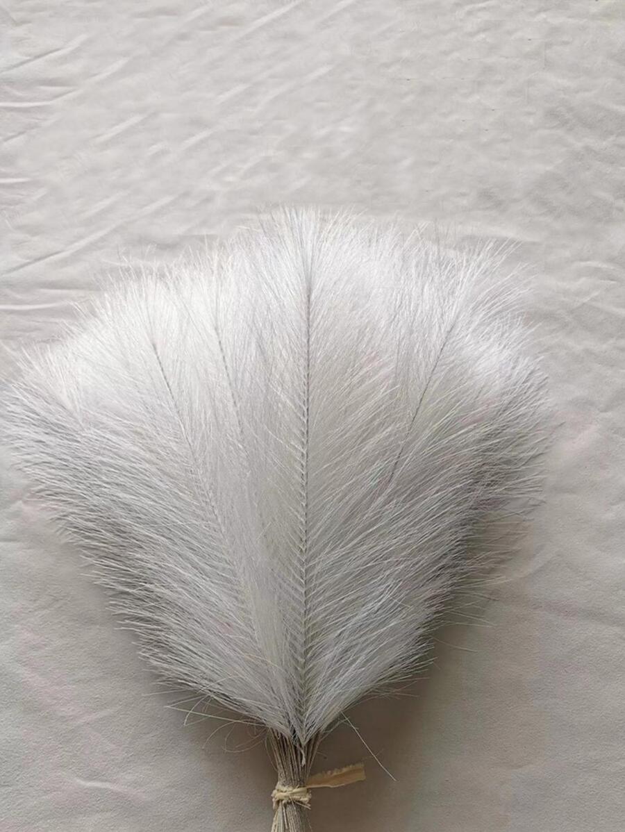 10 件/套聚酯人造植物，北欧人造芦苇，适用于家居装饰、情人节、礼物 - 白色 - 查看 1