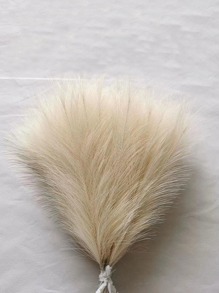 10pcs/Set Polyester Artificial Plant, Nordic Artificial Reed For Home Decor,Fake Plants,Fall Decor,Room,Desk,Garden Decor,Room Decoration Stuff, Valentine Day, Gift,Fall Decor,Autumn - Champagne - View 1