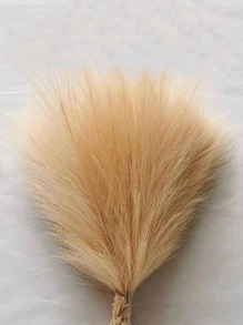 10pcs/Set Polyester Artificial Plant, Nordic Artificial Reed For Home Decor, Valentine Day, Gift Gifts Birthday Graduation - Camel - View 1