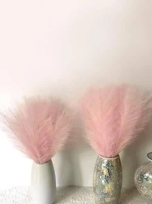 10pcs/Set Polyester Artificial Plant, Nordic Artificial Reed For Home Decor, Valentine Day, Gift Gifts Birthday Graduation - Camel - View 3