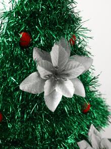 Chiếc Bạc Nhân Tạo Hoa Giáng Sinh Vòng Hoa Phụ Kiện Cây Nho Trang Trí Cho Cây Thông Noel - Nhiều màu - Xem 4