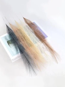 10 件/套聚酯人造植物，北欧人造芦苇，适用于家居装饰、情人节、礼物 - 白色 - 查看 7