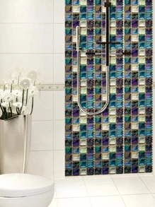 10 cái Giấy dán tường hoa văn khảm - Vàng - Xem 3