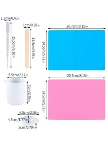 23 piezas DIY Molde de silicona Conjunto - Multicolor - Ver 6