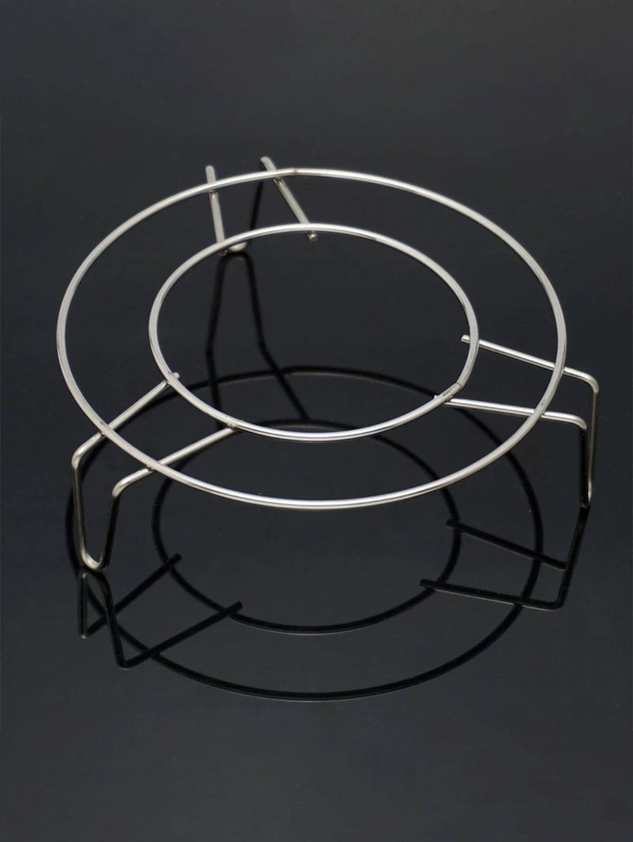 1入組不銹鋼蒸籠架,現代圓形蒸架 - 銀色 - 查看 1