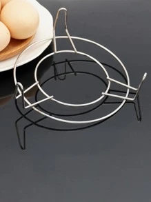 1入組不銹鋼蒸籠架,現代圓形蒸架 - 銀色 - 查看 7