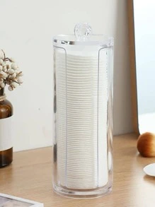 1入組塑膠化妝品收納極簡透明彩妝收納盒 - 無色 - 查看 3