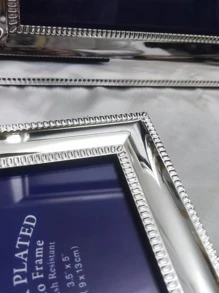 1pc Iron Photo Frame, Modern Sliver Poster Display Stand Frame For Home - Silver - View 6