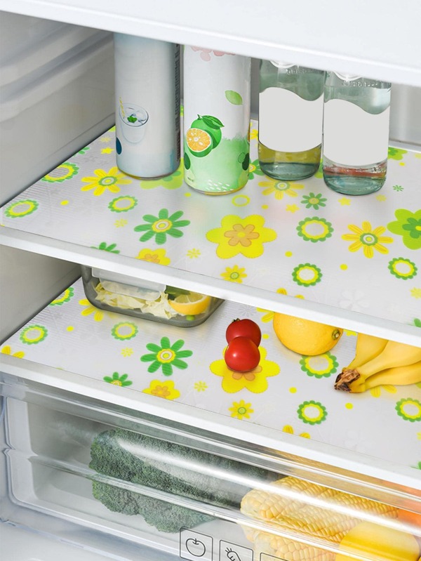 2 Stück/Set PEVA Zuhause wasserdichte Matte, kann zugeschnitten werden, Kühlschrank Matte, Küche Öl-beständige Schublade, Schuhschrank feuchtigkeitsbeständige rutschfeste Matte, Tassenmatte, Tischmatte, Schranktaubschutz, Größe 45*29cm, Entfeuchter für Zuhause