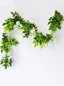 1 dây hoa nhân tạo bằng sợi, vòng hoa nhân tạo để trang trí đám cưới - Nhiều màu - Xem 5