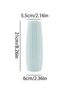 1 Bình Nhựa Hoa Bắc Âu Màu Hồng Chống Rơi Họa Tiết Bình Cho Hoa - Hồng - Xem 5