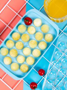 1pc Ball Shaped Ice Cube Mold - Blue - View 1