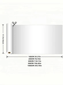 1入組PVC廚房貼紙現代透明廚房牆面翻新貼紙 - 無色 - 查看 4