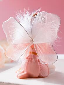 1pc Figure Design Decoration Craft, Fluffy ABS Home Ornament For Home Decor - Multicolor - View 6