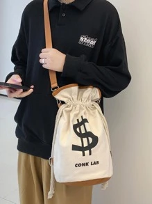 迷你水桶包 字母印花 抽绳包 手提包 书包 斜挎包 运动包 高中 大学生 旅行 学院 学校 单肩包 斜挎包 礼物 尖叫 男士包 冬季户外挎包 皮包 流浪包 腰包 手提包 露营单肩包 夏季返校包 斜挎包 春季学校用品 小包 钱包 - 查看 3