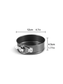 1入組圓形蛋糕模具用於烘焙極簡主義碳鋼蛋糕圈