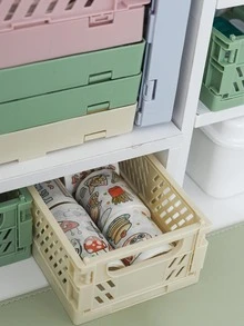 1 hộp lưu trữ có thể gập lại - trắng - Xem 11
