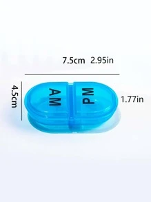 1pc Portable Random Medicine Storage Box - Multicolor - View 4