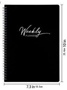 Trees 1pc Spiral Weekly Planner - Multicolor - View 6
