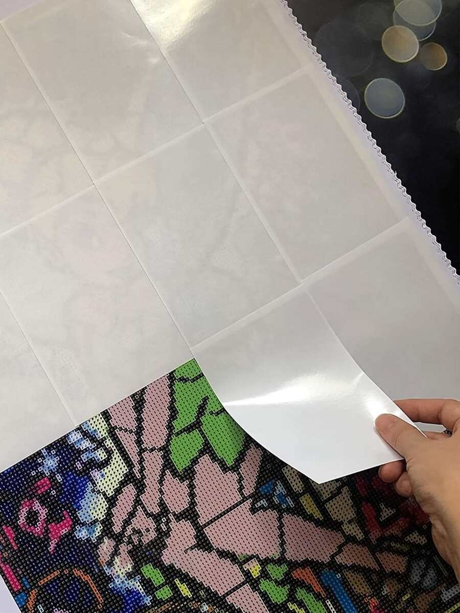 50pcs Diamond Separation Paper, Protective Film For Diamond Painting, For DIY - Multicolor - View 1