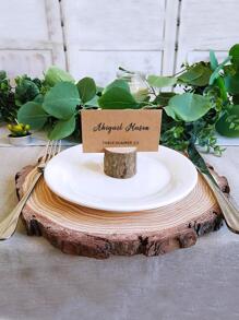 5pcs Wooden Card Holder - Multicolor - View 3