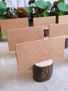 5pcs Wooden Card Holder - Multicolor - View 2