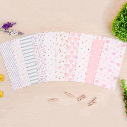 20 chiếc phong bì hoa văn hỗn hợp, phong bì giấy đa năng lãng mạn dùng để đựng bưu thiếp, thiệp chúc mừng, lời mời, thư lưu trữ cho ngày tựu trường