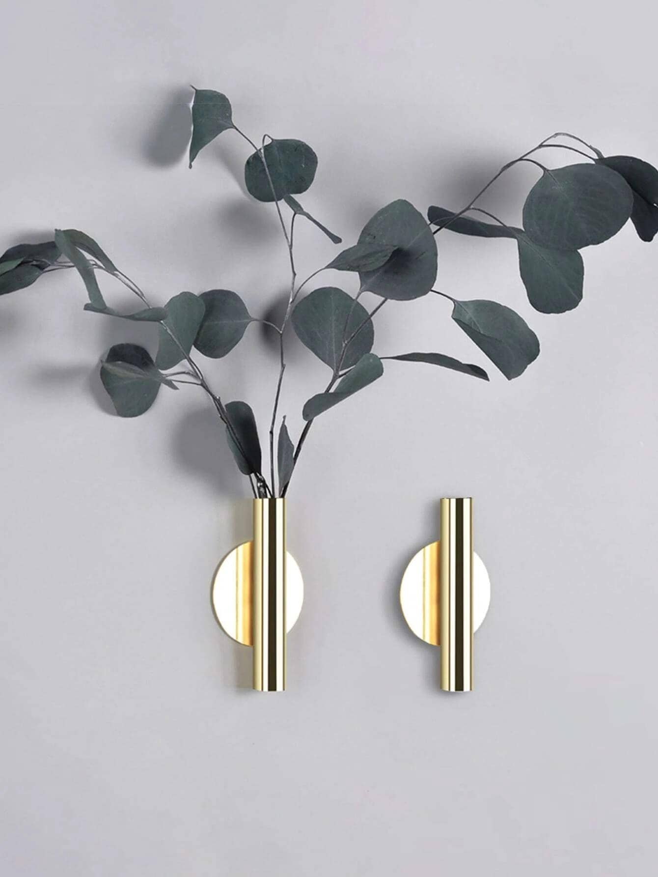 1 pieza montado en la pared Maceta con Gancho - Dorado - Ver 1