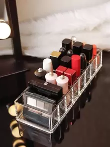 1入組透明多格化妝盒 - 無色 - 查看 1