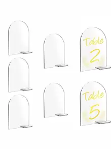 5pcs Letter Graphic Party Direction Sign