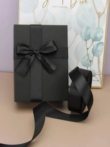 1 cuộn ruy băng gói quà chắc chắn - màu đen - Xem 1