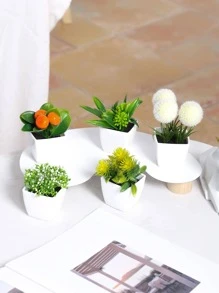 5 chậu cây nhân tạo - Nhiều màu - Xem 10