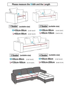 1 Hình Học Dạ Nỉ Sofa Ghế Đệm Hiện Đại Polyester Ghế Sofa Đệm Cho Gia Đình - Xám - Xem 2