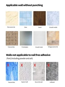 1入組簡約黑色空心壁掛式儲物架現代鐵藝家居浴室儲物架 - 黑色 - 查看 4