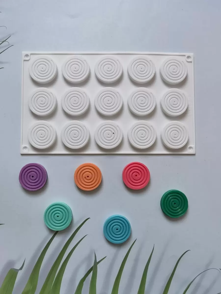 1pc Silicone Round Candy Mold