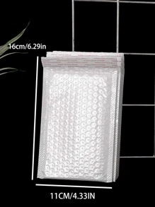 10pcs PVC Mailing Bag, White Waterproof Self Seal Wrapping Bag - White - View 5